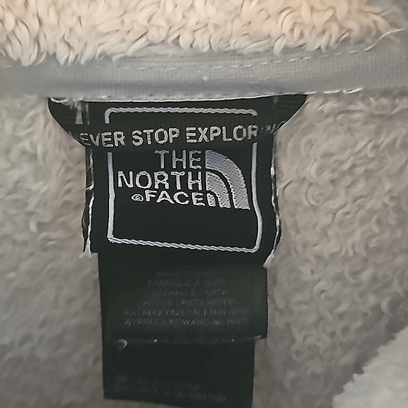 North Face Soft Cream Zip Up Jacket - Picture 2 of 5